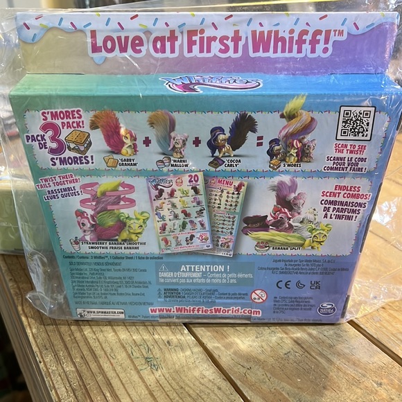 Whiffies Ice Cream Shop S'mores Scented 3 Pack - Gabby, Marni, Carly - NIB - Picture 2 of 3